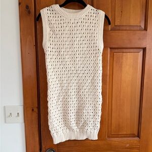 Zara knit swim coverup